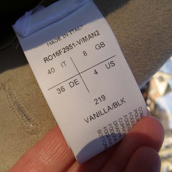 New Runway Rick Owens Fall 17 Tusk Coat sz 4/40 - Picture 8 of 14